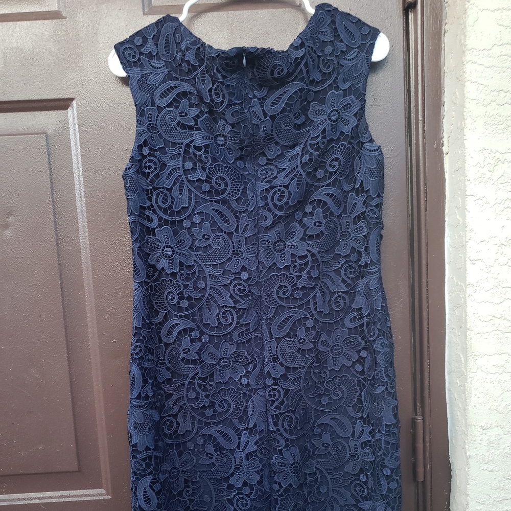 Dark blue  lace dress